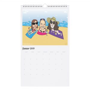 Primer koledarja s karikaturo